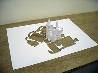 castle from a single sheet of paper castle from a single sheet of paper