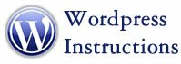 wordpress instructions